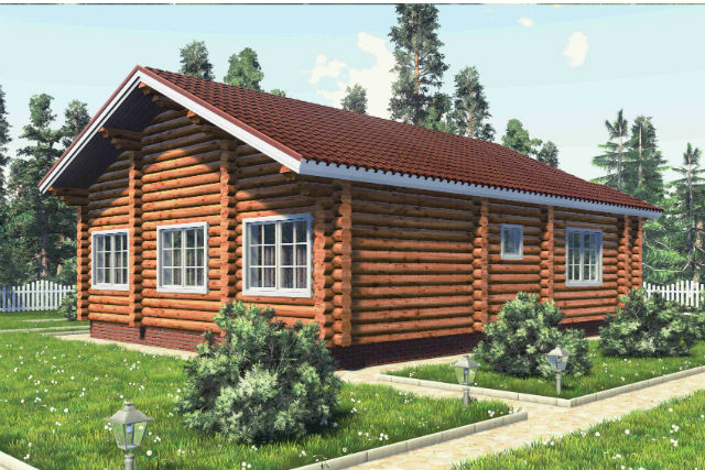 Недорогие дома из оцилиндрованного бревна Недорогие дома из оцилиндрованного бревна